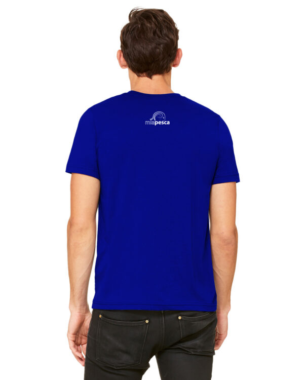 MiaPesca Live Life Fish Royal Blue Shirt Back