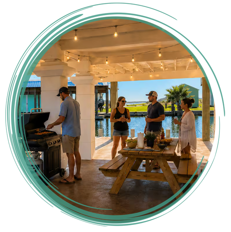 MiaPesca Fishing Lodge BBQ